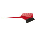 Кисть для окрашивания волос большая с гребнем Tico Professional красная (500005)