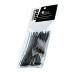 Шпильки для волосся хвилясті з накінечником Tico Professional 300538 - Чорні (довжина 50 мм, вага 100 грам)