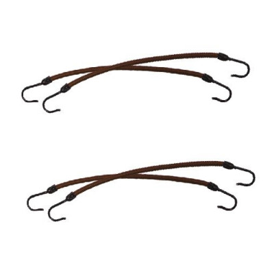 Резинки для волосся з гачком коричневі Tico Professional 300902