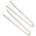 Шпильки для волос ровные без наконечника Tico Professional 300692 - Brown (длина 80 мм, вес 100 грамм)