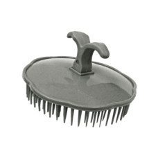 Массажная щетка для шампунирования TICO Professional Grey (600202)