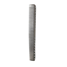 Расческа для стрижки комбинированная Metal Silver (600012)