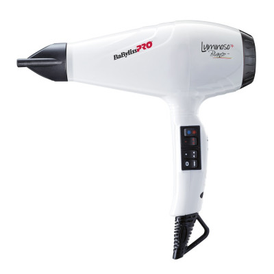 Профессиональный фен с ионизацией BaByliss PRO Luminoso+ Bianco BAB6360IE