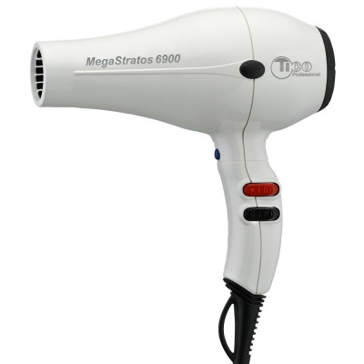 Профессиональный фен для волос Tico Professional Mega Stratos 6900 White (100000WT)
