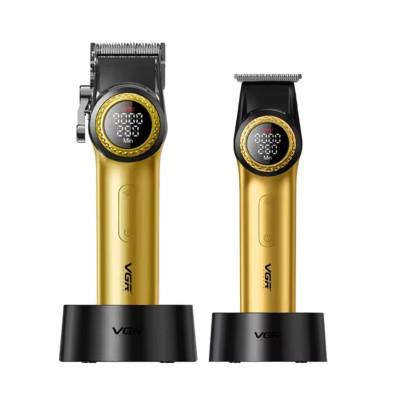 Набор машинок VGR Barber Comb V-001&V-977 Gold