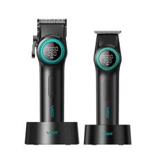 Набор машинок VGR Barber Comb V-001&V-977 Green