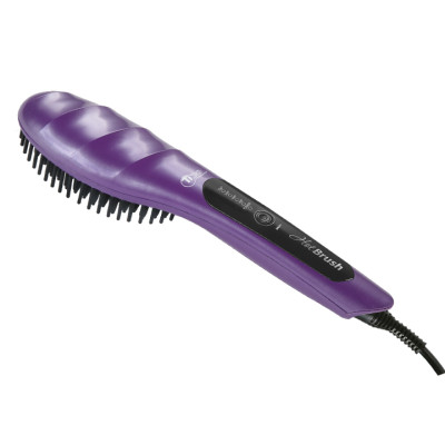 Терморасческа для выравнивания волос Tico Professional Hot Brush 100208 Violet