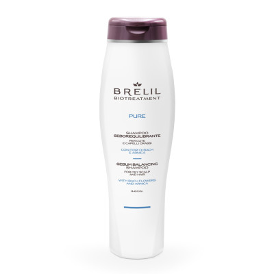 Шампунь для жирных волос Brelil Sebum Control Shampoo Pure 76321