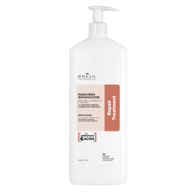 Маска восстанавливающая для поврежденных волос Brelil Repair Mask 1000 ml (88959)