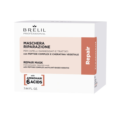 Маска восстанавливающая для поврежденных волос Brelil Repair Mask 220 ml (88966)
