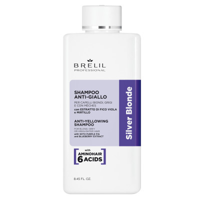 Шампунь Brelil Anti-Yellow Shampoo Silver Blonde 250 ml (89055)
