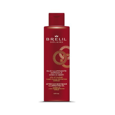 Масло для волос и тела после пребывания на солнце Brelil After-Sun Oil 150ml Solaire (77298)