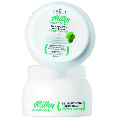 Ультрапитательная маска Brelil Milky Sensation BB Gourmand Mint 250 ml 86344