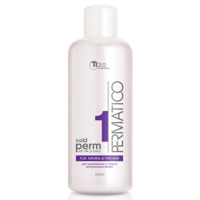Лосьйон для хімічної завивки (для нормального і тонкого натурального волосся) Tico Professional №1 Cold Perm 1000 ml (50004)