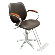 Крісло перукарське TICO Professional BM 68124 Brown 
