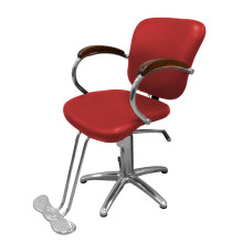 Крісло перукарське TICO Professional BM 68127 Red 